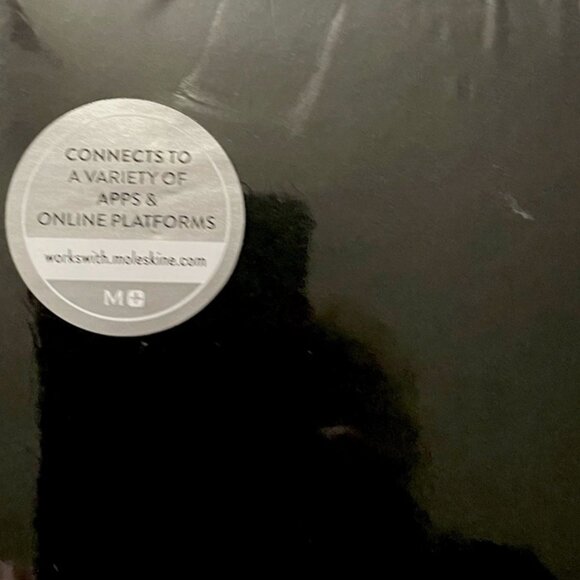 Moleskine Smart Cahier Journals 2 XL Black Notebook Digital Notes Plain 7.5 x 10 - Picture 4 of 5